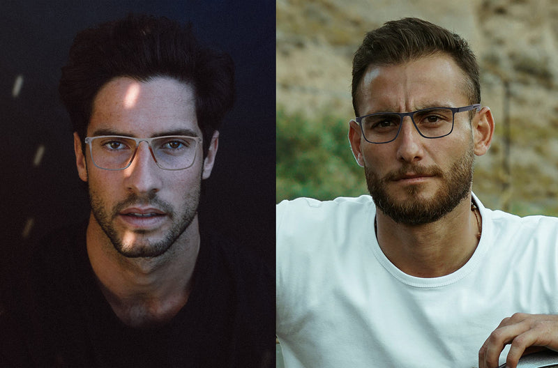 Reading Glasses Men 2 Pairs Sports Style Comfortable and Flexible Blue Light Blocking Readers for Men Black & Grey 1.5 x