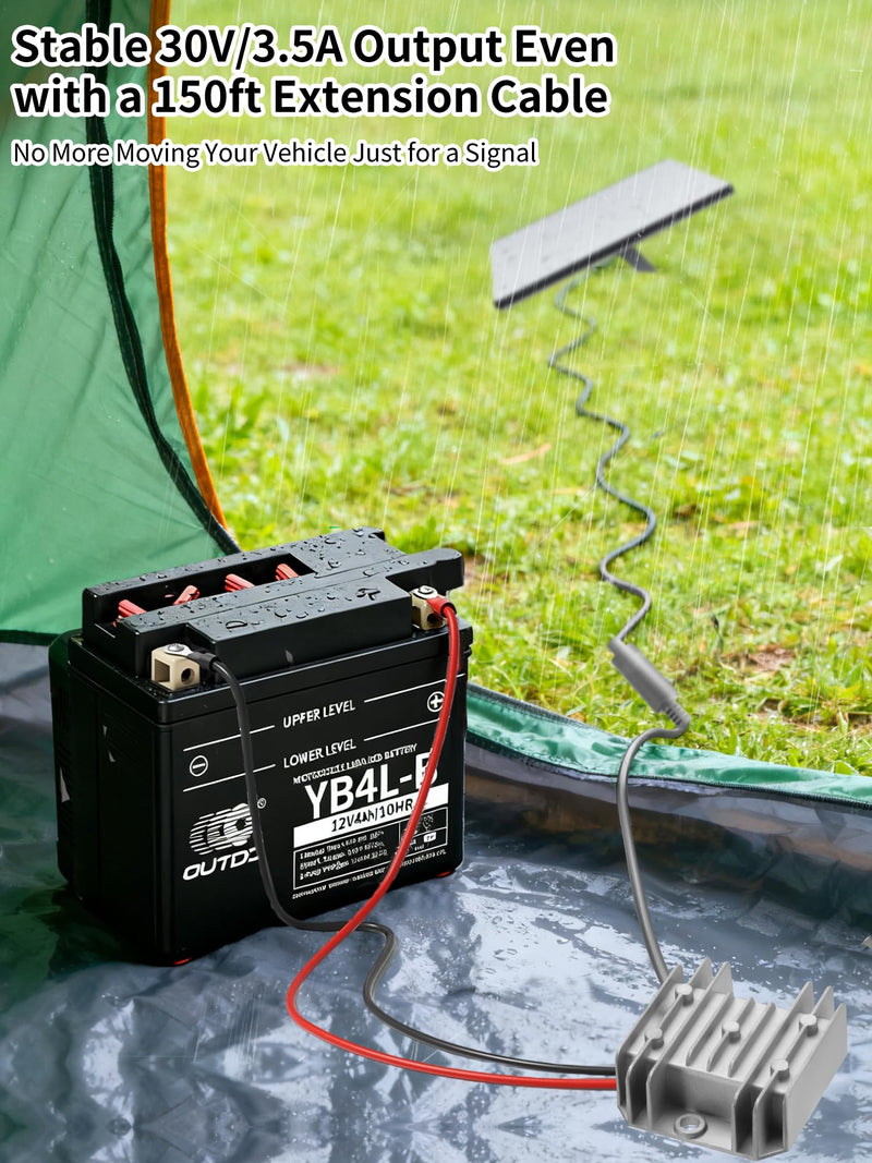 [AUSTRALIA] - Starlink Mini 12V Adapter [Supports up to 150FT Cable] 12V/24V to 30V 3.5A DC Boost Converter for Starlink Mini, Starlink Mini Power Cable with Female Plug 9-28V Input for Off-Road,RV, Marine,Outdoor QJ-SMSYQ-F 
