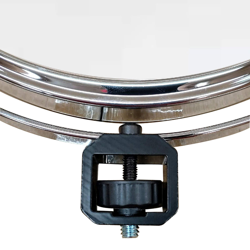 [AUSTRALIA] - Vidpro RL-M Round Mirror with Tripod Mount for Ring Lights. Dual-Sided 7-Inch Diameter with Magnification Perfect for Beauty and Makeup Artists Selfie Portraits Hair Dressers Vloggers 