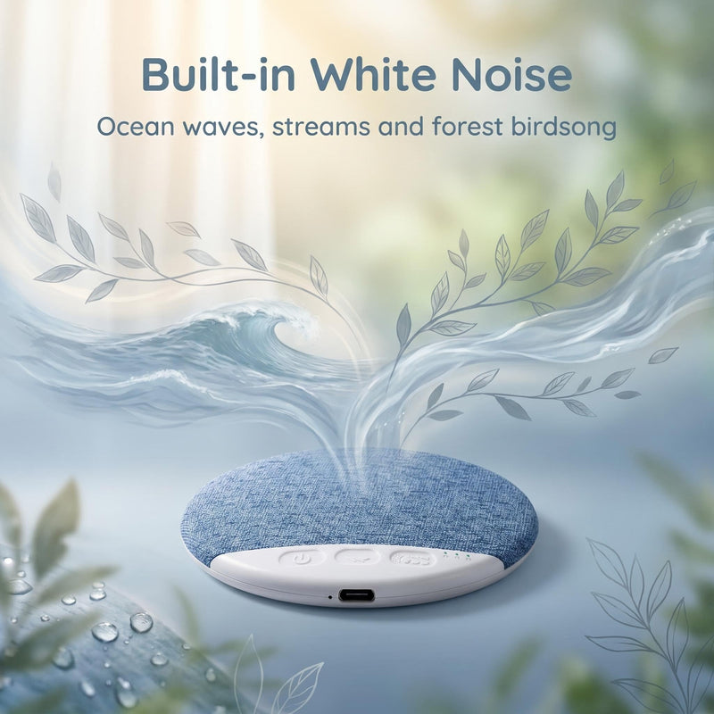 Dream Pillow Speaker, Ultra-Thin Bluetooth Sleep Speaker for Side Sleeper, Wireless Under Pillow Speaker for Sleeping