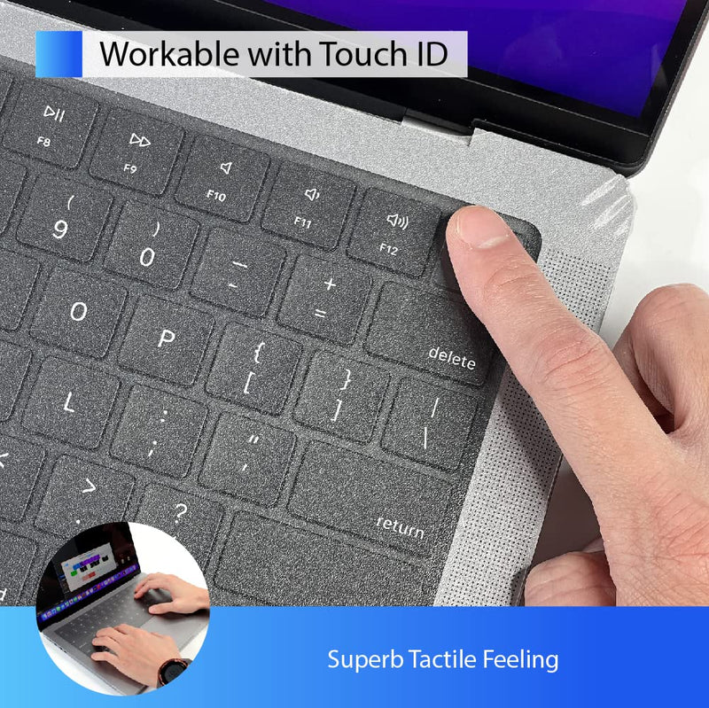 KeyboardMask for MacBook Pro 14" Full Cover for Keyboard + Touchbar / Pad / ID Work While Covered Ultra Thin Keyboard Cover Protector Waterproof Anti-Dust MacBook Pro 14 (2021)