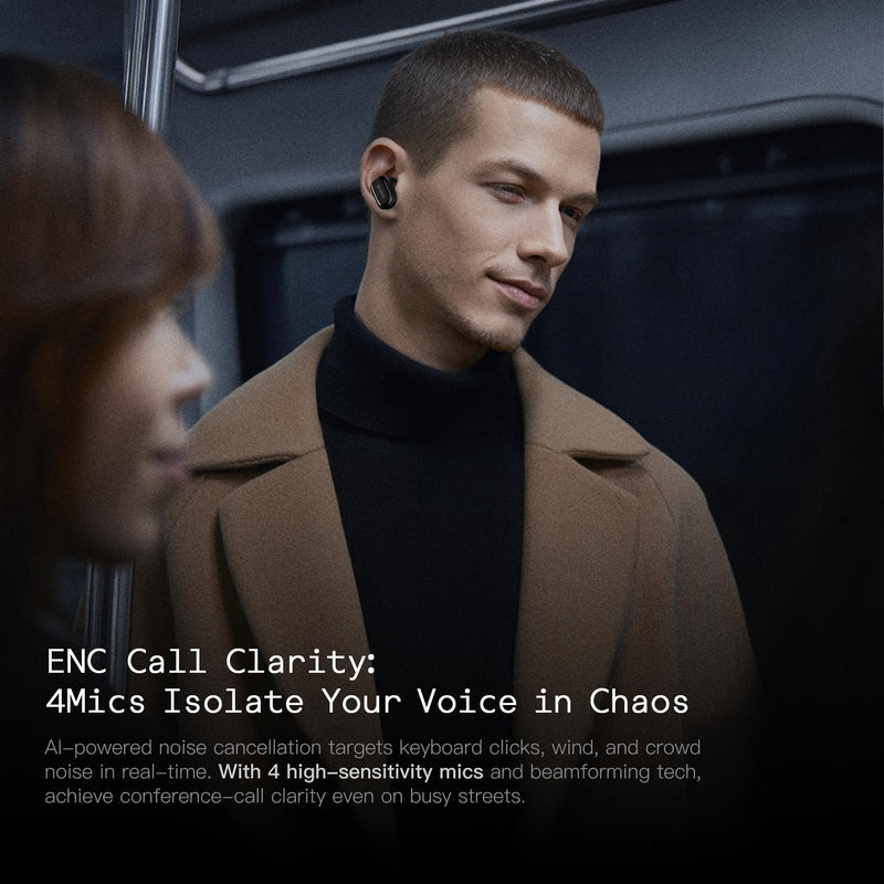 Wireless Earbuds, Bluetooth Headphones with AI Real-Time Translation, 165 Languages, in-Ear Earphones for Travel and Learning