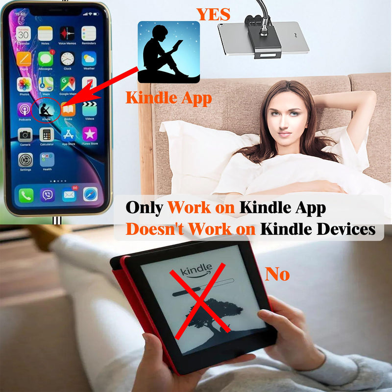 Tiktok Scrolling Ring Bluetooth Camera Remote Control for iPhone TIK Tok Scrolling Ring Page Turner for Kindle App (Not for Kindle Devices) (D02, Black) D02