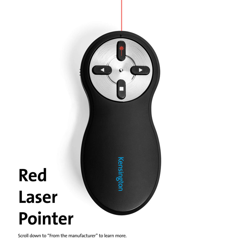Kensington Wireless Presenter with Red Laser Pointer (K33272WW) Red Pointer