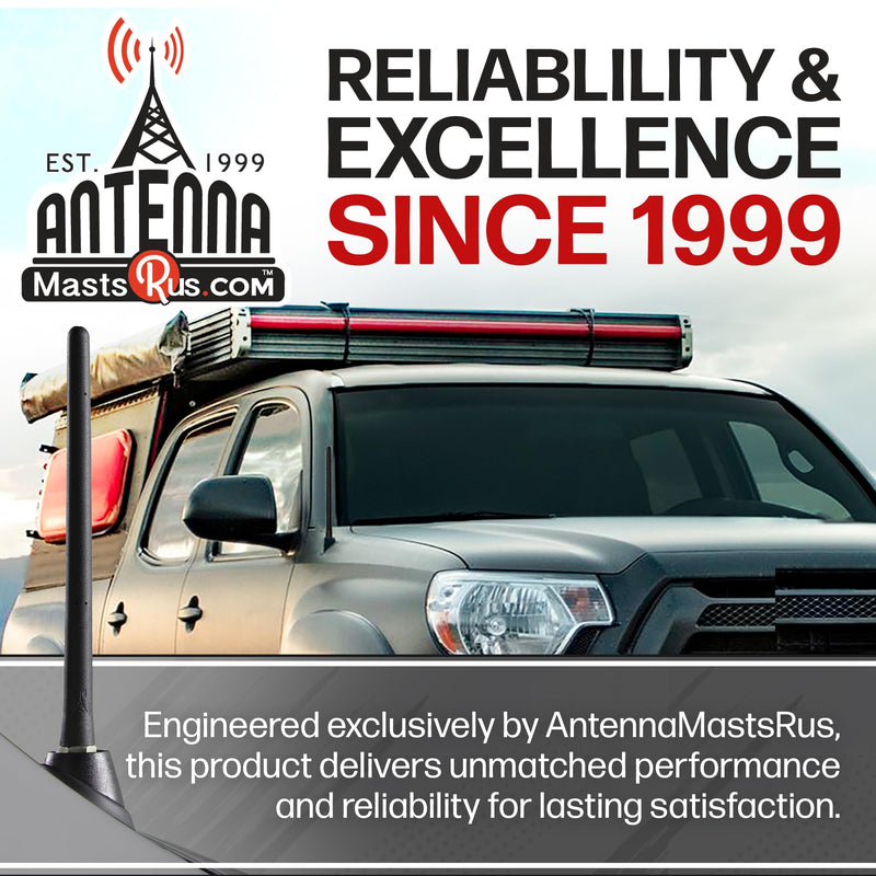 [AUSTRALIA] - AntennaMastsRus - THE ORIGINAL 6 3/4 INCH works with Toyota Tacoma (1995-2015) - SHORT Rubber Antenna - Reception Guaranteed - German Engineered - Internal Copper Coil 