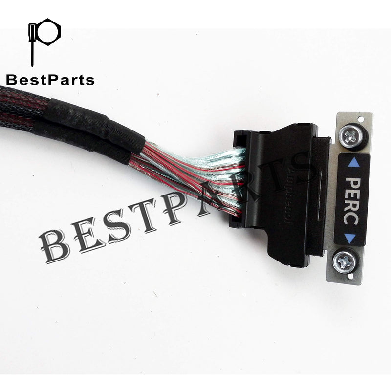 Dual 12Gb SAS SFF-8643 PERC H330 H730 H730P Cable Compatible with Dell PowerEdge R730 F037K