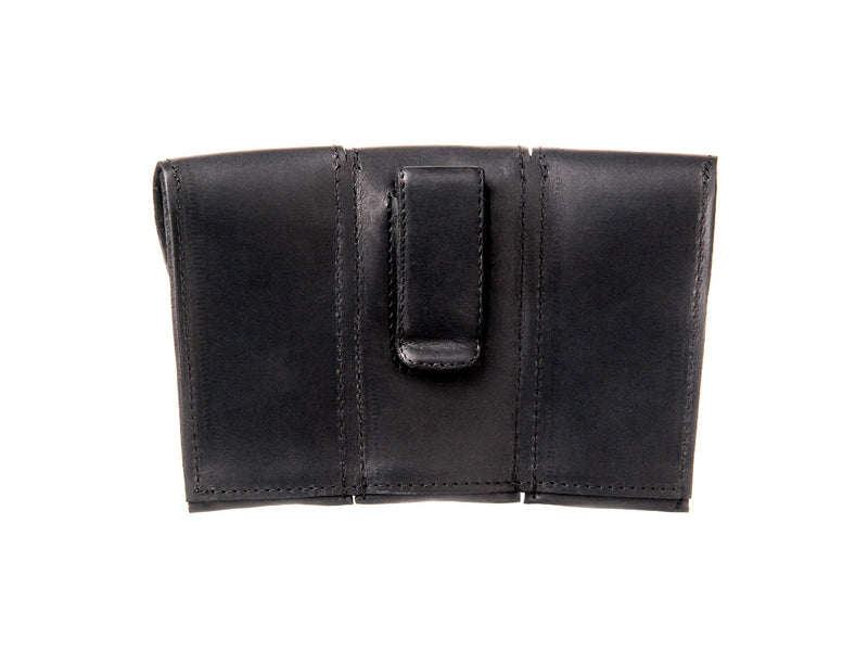 Trombone/Euphonium MOUTHPIECE HOLDER. Genuine leather carrying bag. Compact Mouthpiece Holder. Protection Case for Trombone/Euphonium Mouthpiece. Gift Idea Trombonist (Triple, Black) Triple