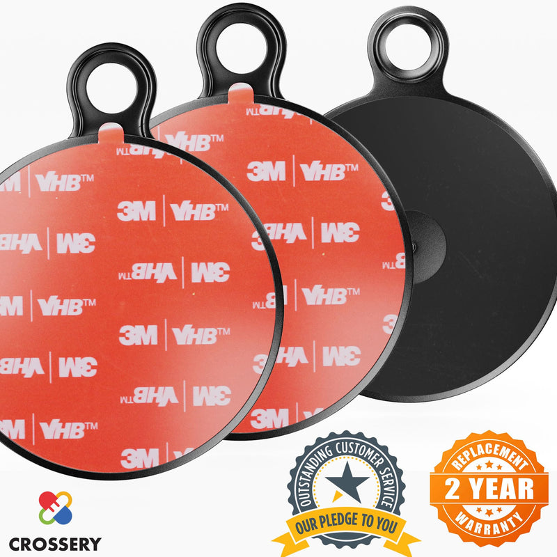Dashboard Pad Mounting Disk for Suction Cup - 3M Phone Car Mount Adhesive Replacement Pad - Ultra Sticky Adhesive Disc for Dash Cam, Fit for Garmin, Tomtom GPS & iOttie Car Mount - 75mm 3-Pack