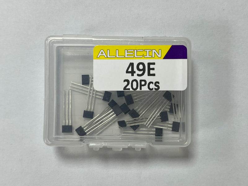 20Pcs 49E OH49E SS49E S49E TO-92S Hall Effect Sensor 3Pins Magnetic Detector