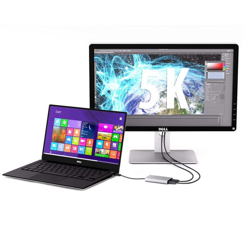 StarTech.com Thunderbolt 3 to Dual DisplayPort Adapter - 4K 60Hz - Windows Only Compatible - Monitor Adapter - DP Adapter (TB32DP2)