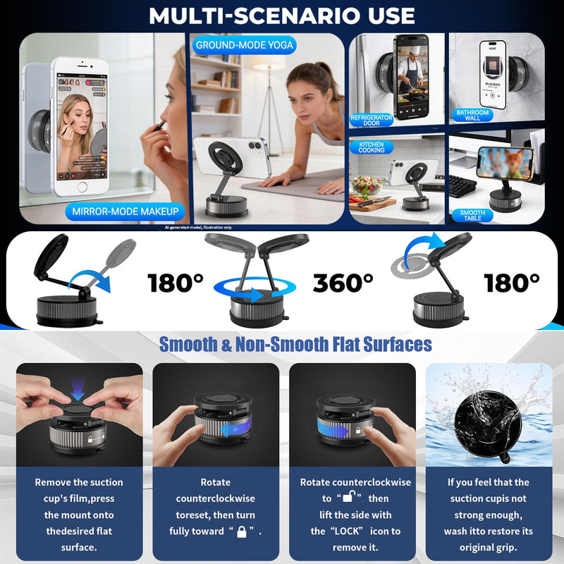 2-in-1Car Phone Mount with Fragrance Diffuser | 360° Adjustable Car Phone holder, Phone Holders for Your Car for iPhone 17-12 Pro Max Air Plus