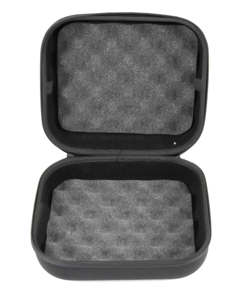 CASEMATIX Protective Binoculars Case with Impact-Absorbing Foam Interior - Hard Shell Binocular Case with Reinforced Zippers, Comfortable Rubber Travel Handle and Accessory Bag - Case Only