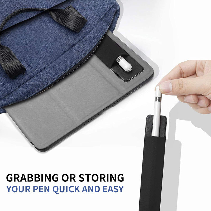 BoxWave Stylus Pouch Compatible with ASUS VivoBook Flip 14 (Stylus Pouch by BoxWave) - Stylus PortaPouch, Stylus Holder Carrier Portable Self-Adhesive for ASUS VivoBook Flip 14 - Jet Black