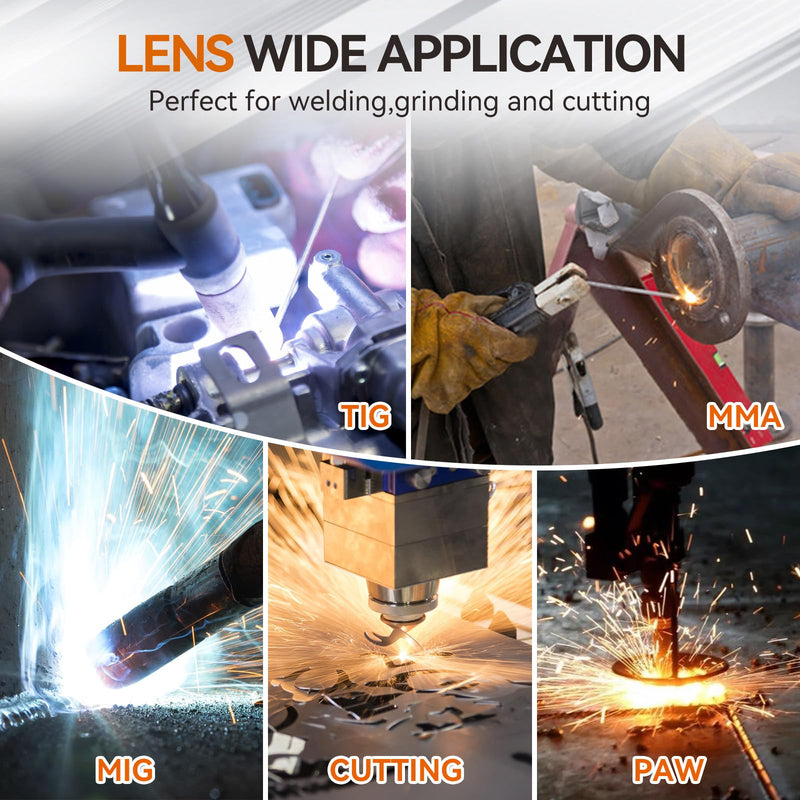 [AUSTRALIA] - Auto Darkening Welding Lens True Color 5.24"x4.49" with 4 Arc Sensors, Adjustable Shade 4/9-13 for Welding Helmets/Hoods | Automatic Darkening Lens & Premium Welding Helmet Accessories L-001 