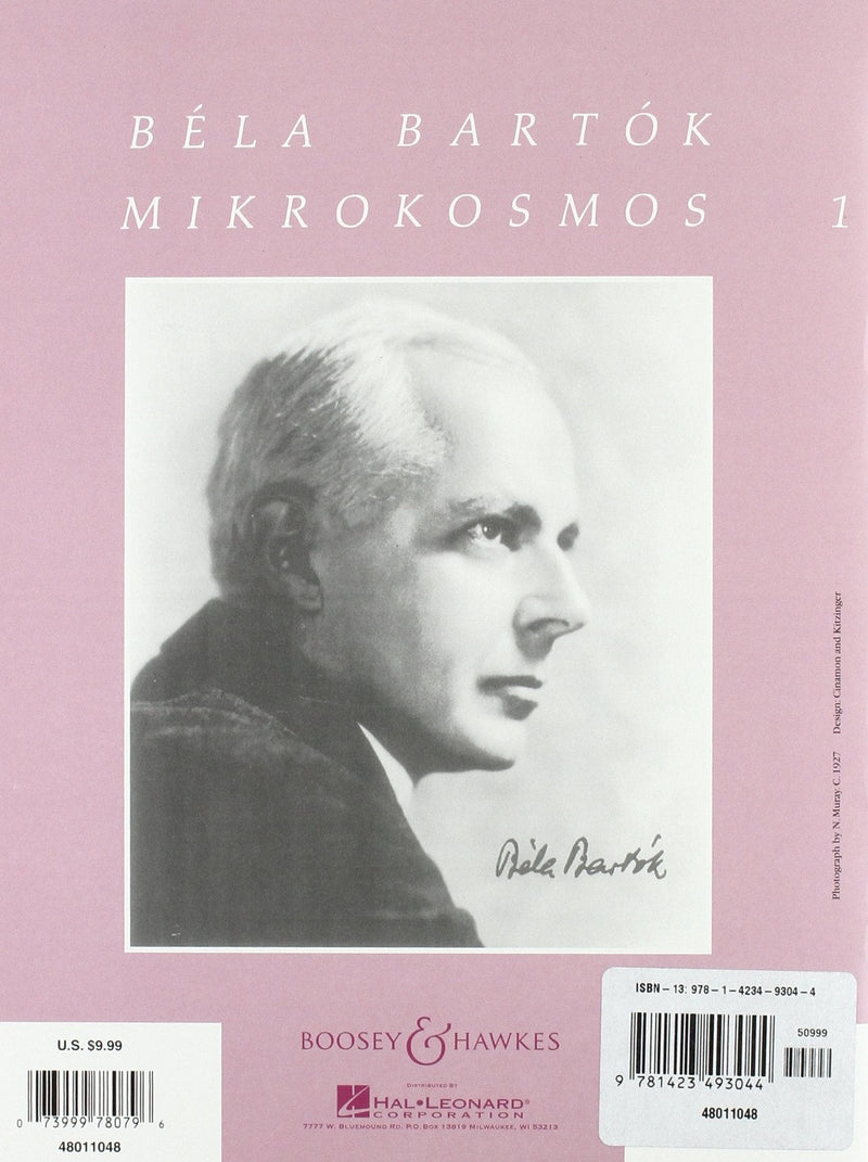 Mikrokosmos Volume 1 (Pink): Piano Solo