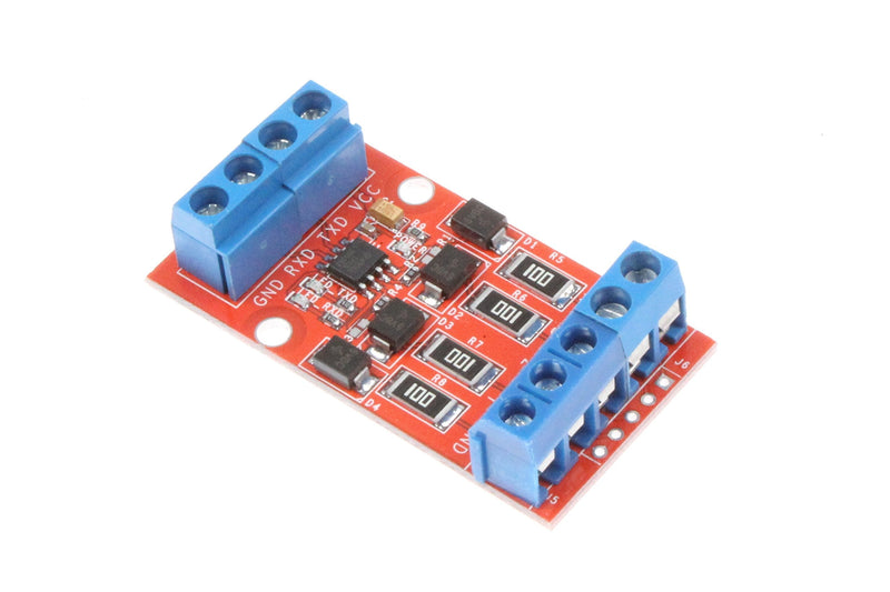 NOYITO RS422 to TTL UART MCU Serial Port Signal Mutual Conversion Module with Over-Voltage Over-Current Protection (5V) 5V