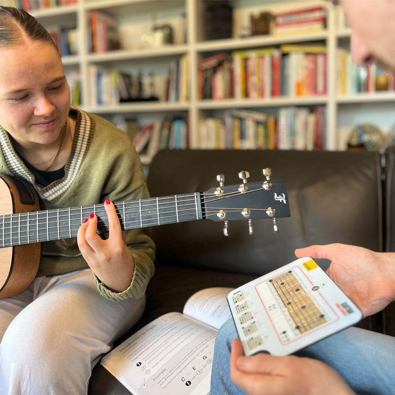 Guitar Chord Learning Tool - Chord Compass - Understand CAGED System for Guitar - Build Chords from Chord Structure and Recognising Chord Patterns - For Beginner Guitar and Intermediate Players DEC COMPASS GUITAR BOOK CHORDS