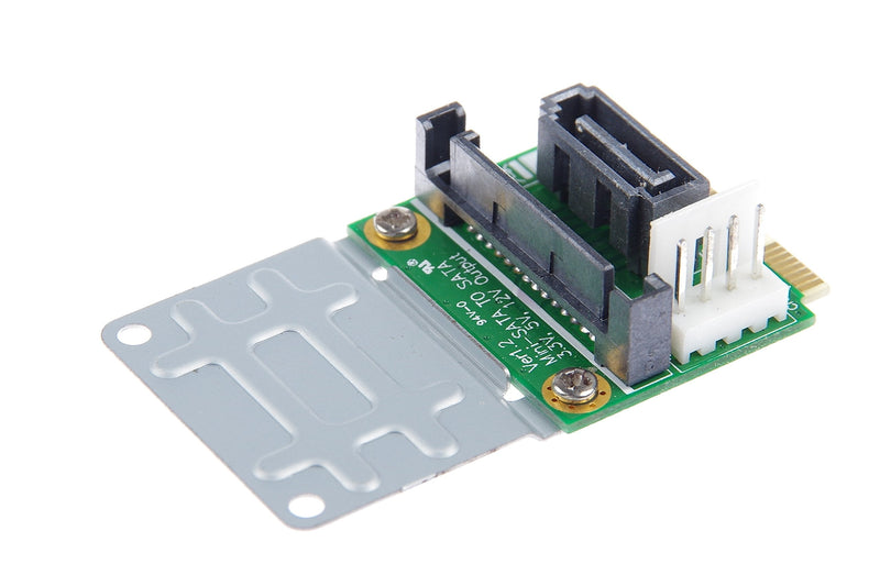 KNACRO Mini SATA to SATA Adapter 7Pin (with Power Interface)