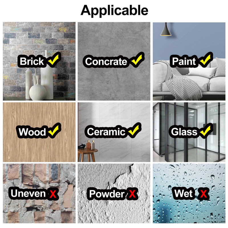 120 Pack Double-Sided Adhesive Tape for Acoustic Soundproofing Foam Panels Strong Pad Mounting, Heavy Duty Wall Adhesive Squares 120