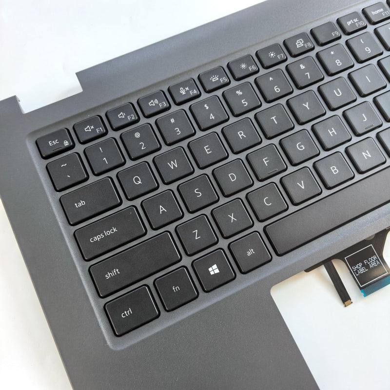 Backlit Keyboard Palmrest for Dell Latitude 3440 E3440 | Upper Case Top Cover Replacement,Backlit Keyboard,Gray,P/N 0R2DCD/R2DCD
