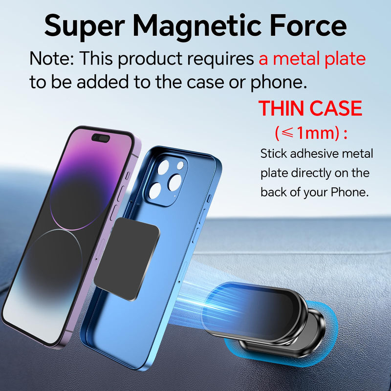 Coolpow 【4-Pack】 Magnetic Phone Holder for car