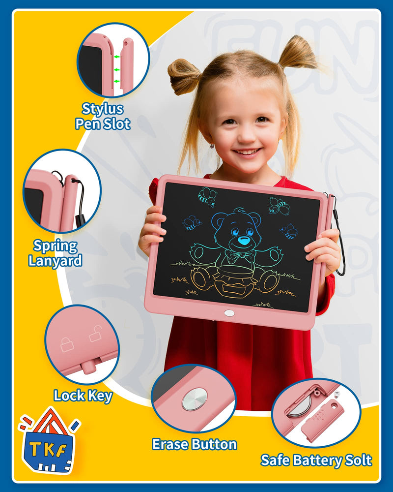 TEKFUN Gift LCD Writing Tablet Bundle for Girls