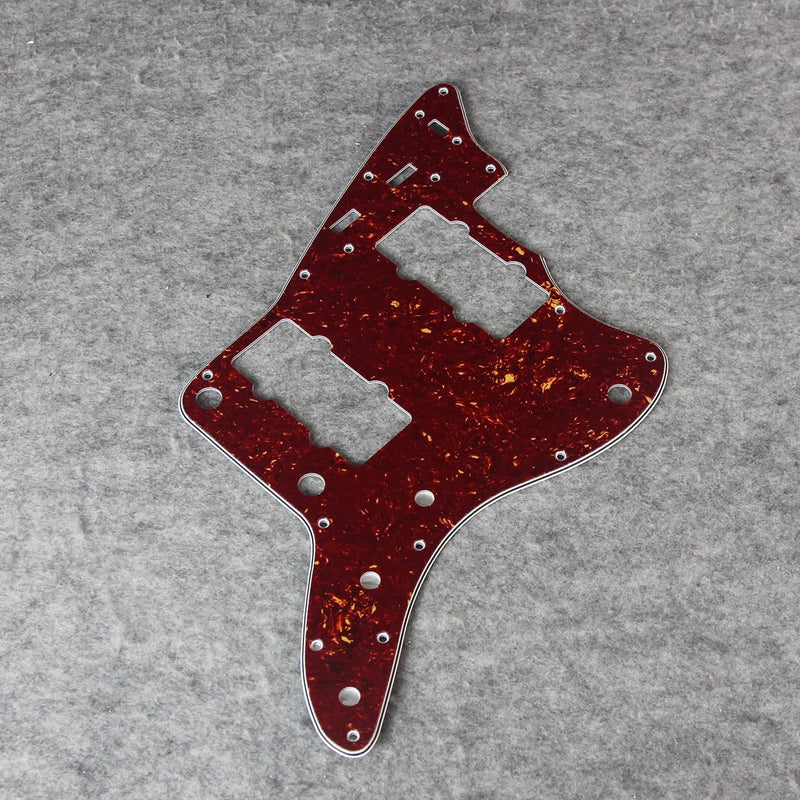 [AUSTRALIA] - FLEOR 4Ply Red Tortoise Shell Vintage JM Pickguard Guitar Scratch Plate w/Screws Fit Vintage Style JM Guitar Part 