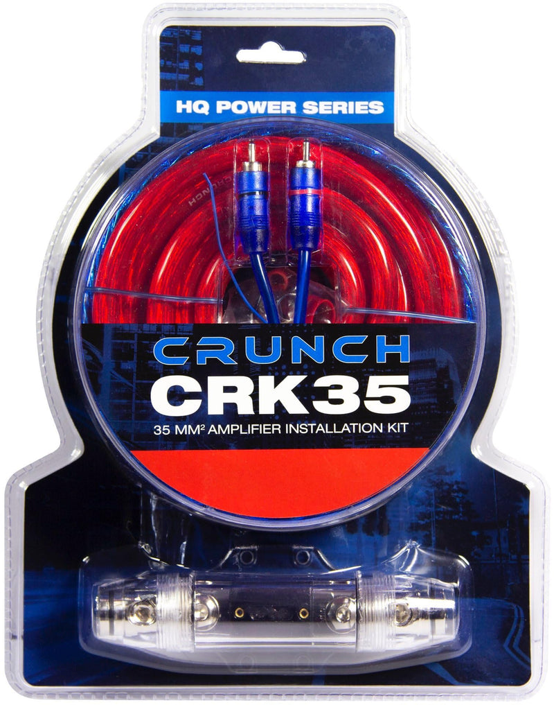 Crunch CRK35 | 35 mm² Amplifier Connection Set - Cable Set 5 m with RCA Cable