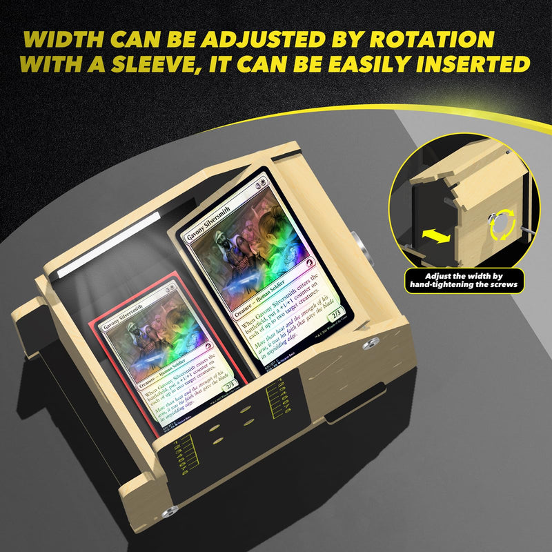 Card Scanner Stand for Trading Cards – MTG & TCG Card Scanner Stand with Light, Quickly Scan and Price Check Sleeved and Unsleeved Collectible Cards, Compatible with ManaBox App