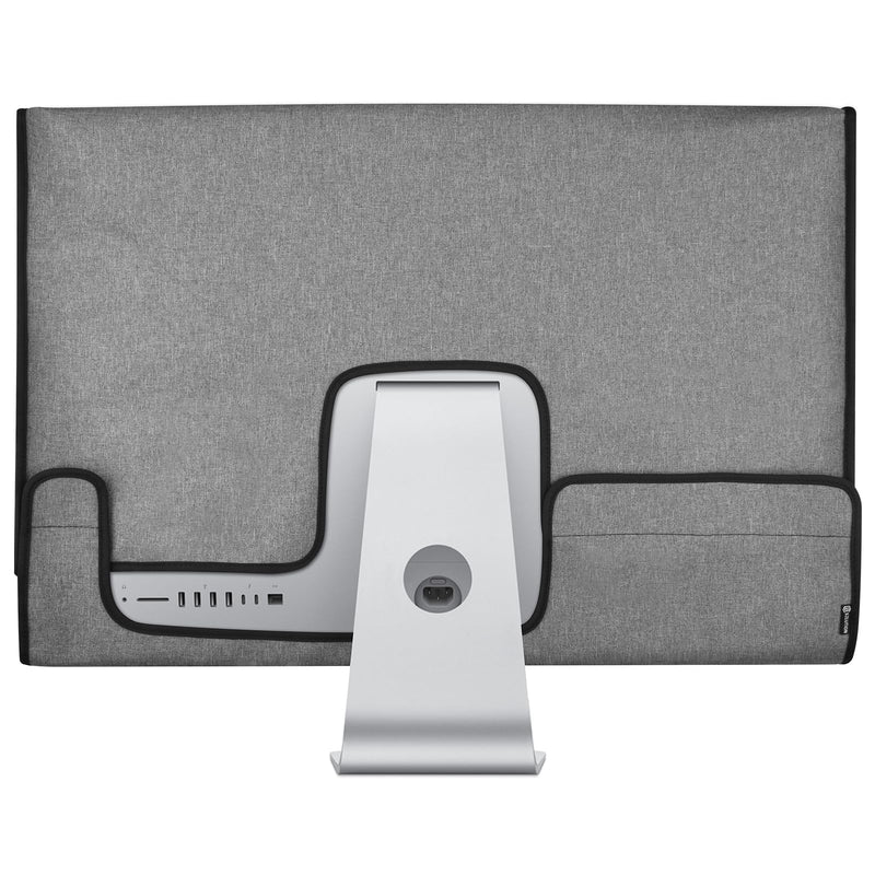 Monitor Dust Cover Compatible with 27 Inch iMac | Oxford Fabric Protective Cover, Dustproof, Compatible with iMac 27" All-in-One Desktop Computer, Gray, Snug Fit Design