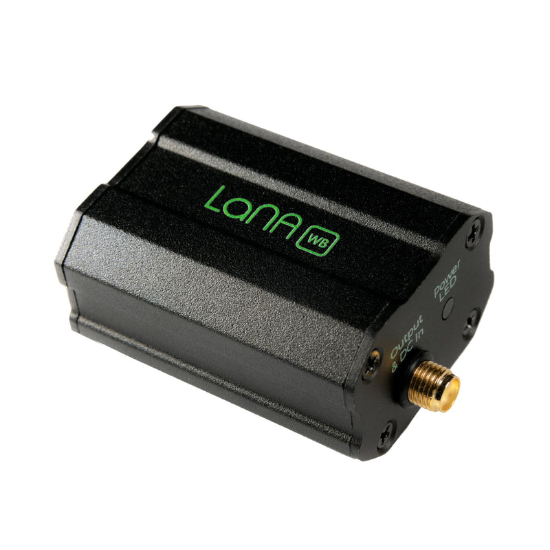 Nooelec Lana WB - Ultra-Low Noise Amplifier (LNA) Module for RF & Software Defined Radio (SDR) with Enclosure & Accessories. Wideband 300MHz-8000MHz Frequency Capability w/BiasTee & USB Power Options