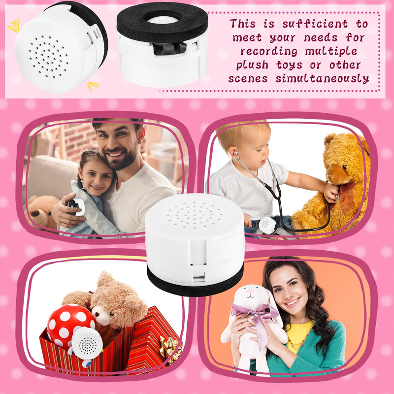 [AUSTRALIA] - 9 Pcs Voice Recorder Recordable Sound Module for Stuffed Animal Bear Doll Plush Toy Pillow Device Record Custom Message Music Recording Button Box DIY Crafts Birthday (60 Seconds) 60 Seconds 