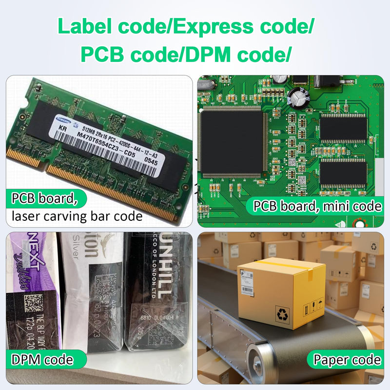 Symcode 2D Barcode Scanner - Fixed Mount, Ultra-Rugged Metal Cover, Auto Sensing 1D 2D QR Code Scanner