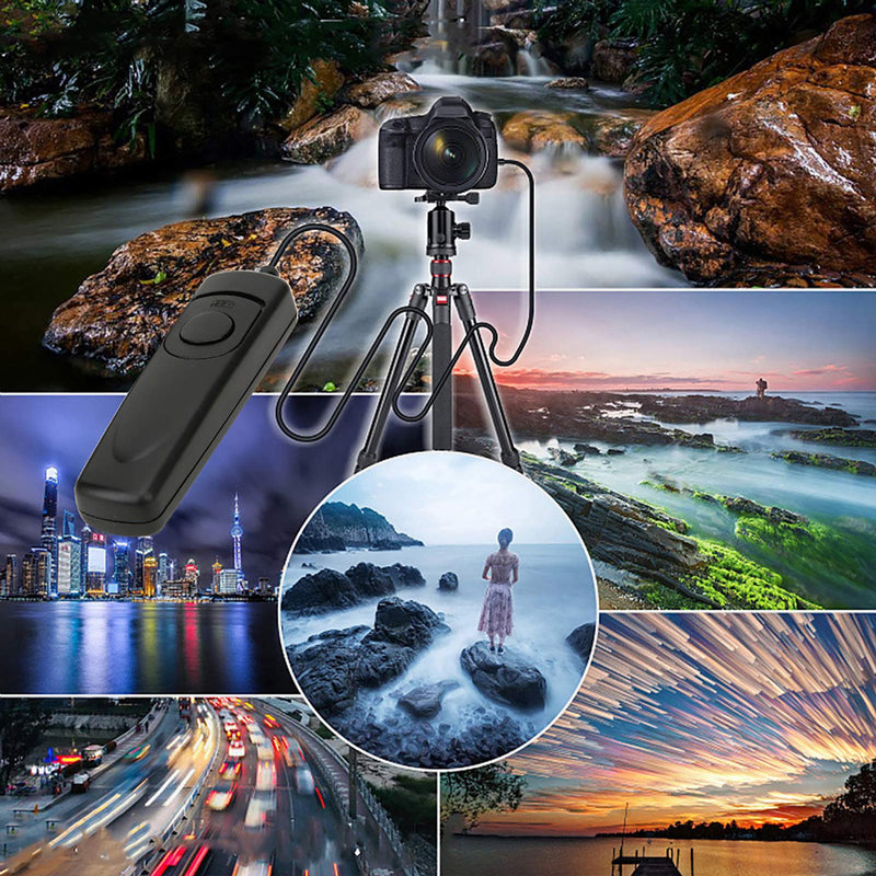 MC-DC2 DSLR Remote Switch Shutter Release Cord for Z6/Z7 D7500 D750 D7200 D7100 D7000 D610 D600 D5600 D5500 D5300 D5200 D5100 D5000 D3300 D3200 D3100 D90 DF P7700 P7800 A/ V1