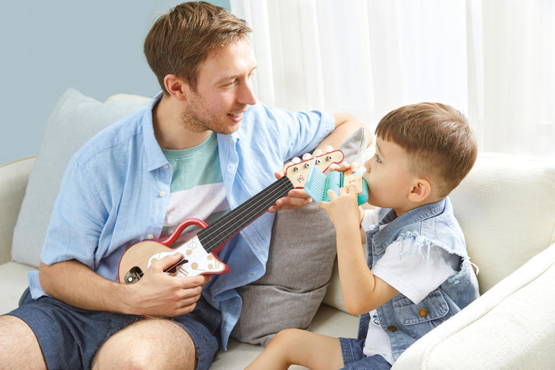 [AUSTRALIA] - Hape Learn with Lights Harmonica | USB Charging Capabilities | Leaning and Band Mode | Musical Instrument 