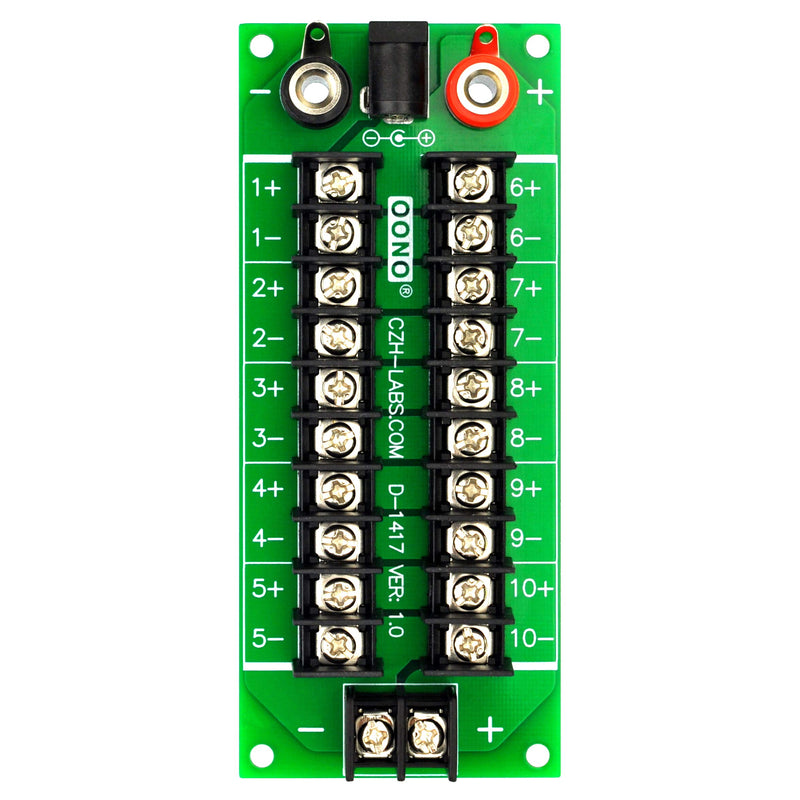 [AUSTRALIA] - 20Amp 2x10 Position Barrier Terminal Block Distribution Module for AC DC 