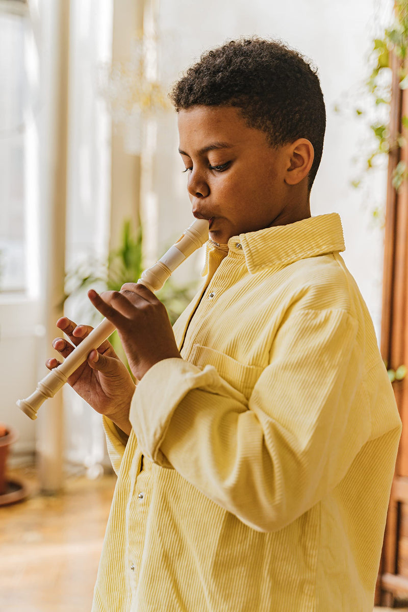 [AUSTRALIA] - German Style 8 Hole Soprano Recorder Instrument for Chrildren Kids Beginner Graduation or Back to School Gift with Cleaning Rod and Instruction (Purple) Purple 