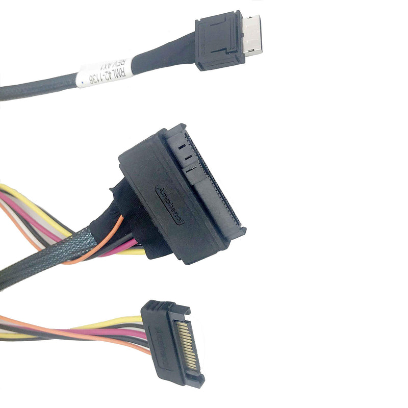 [AUSTRALIA] - DiLinKer OCuLink(SFF-8611) to PCIE SFF-8639 U.2 NVMe with Power Cable(1M) 