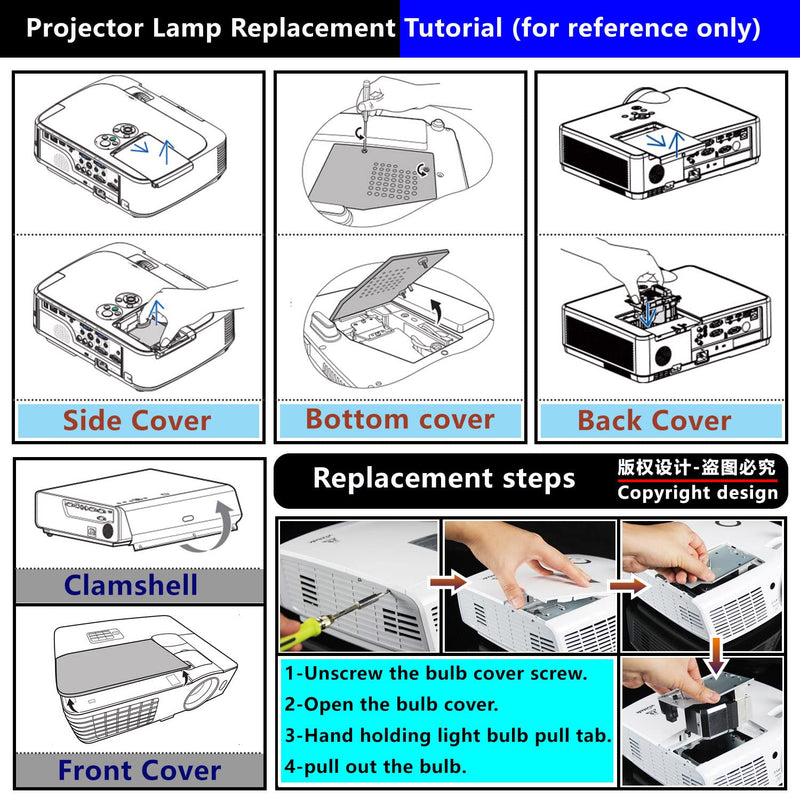 STAR-LAMP PK-L2210U Replacement Projector Lamp Bulb for JVC DLA-F110/RS30/RS40U/RS45U/R4800/RS50/RS55/RS60/RS65/VS2100U/X3/X30/X7/X70/X9/X90 DLA-F110; DLA-RS40; DLA-RS40U