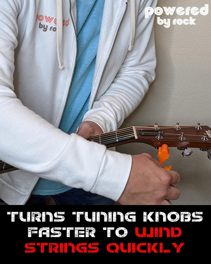 [AUSTRALIA] - Guitar String Winder, String Cutter and Bridge Pin Puller - 3-in-1 Guitar Tool for Acoustic and Electric Guitars - Wind Guitar Strings Quickly - Cut Excess String Off - Pull Pins Out Easily 