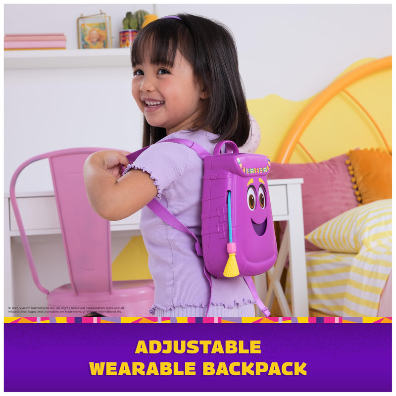 [AUSTRALIA] - Dora, My Adventure Backpack, with Explorer Accessories‚ Toy Binoculars, Map & Compass, Kids Toys for Girls & Boys Ages 3 & Up 