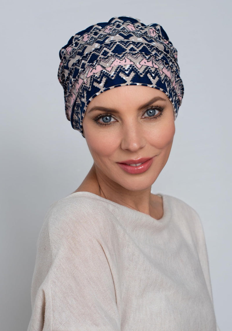 Deresina Harmony Volume Headwear Bamboo Chemo Hat for Women Pattern V2