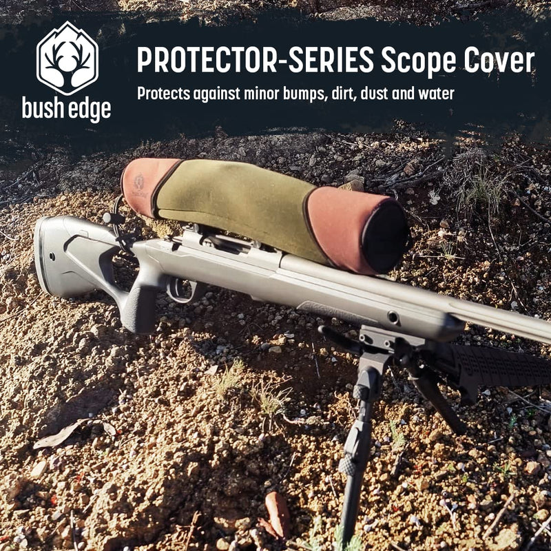 [AUSTRALIA] - Scope Cover - Bush Edge Protector-Series | Impact Protection, Waterproof 3-Layer Neoprene, Reinforced Ends, Quick Access. Adjustable Cord for Varied Sizing MEDUIM/LARGE 