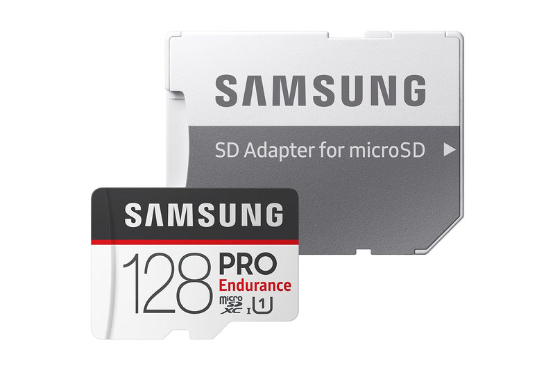 Samsung PRO Endurance 128GB 100MB/s (U1) MicroSDXC Memory Card with Adapter (MB-MJ128GA/AM) Standard