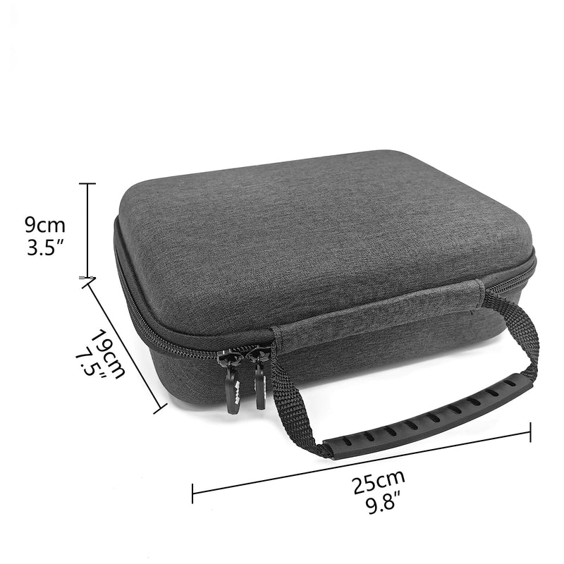Premium velvet interior HardCase Compatible with Zoom G1X Four case B1X A1X Guitar Bass Multi-Effects Pedal cover (Grey) Grey