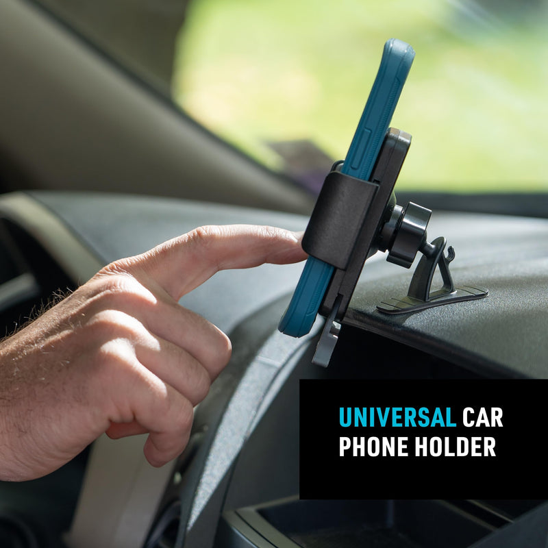 Nite IZE Squeeze Universal Dash Mount - Phone Holder & Mount for Car Dashboard - Cell Phone Accessories with Universal Design - Black One Size