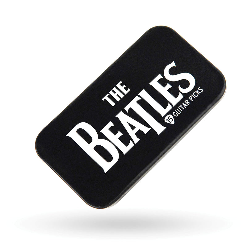 [AUSTRALIA] - D'Addario Accessories Beatles Guitar Picks - The Beatles Collectable Guitar Picks - Picks with Tin, 15 Pack, Logo Collectible Tin/Picks 
