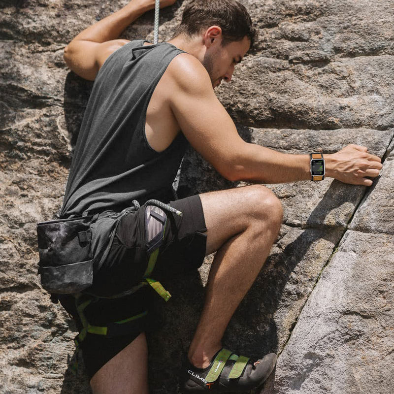 Bundle of the Rugged Nylon Velcro Apple Watch Band (Grey/Black)