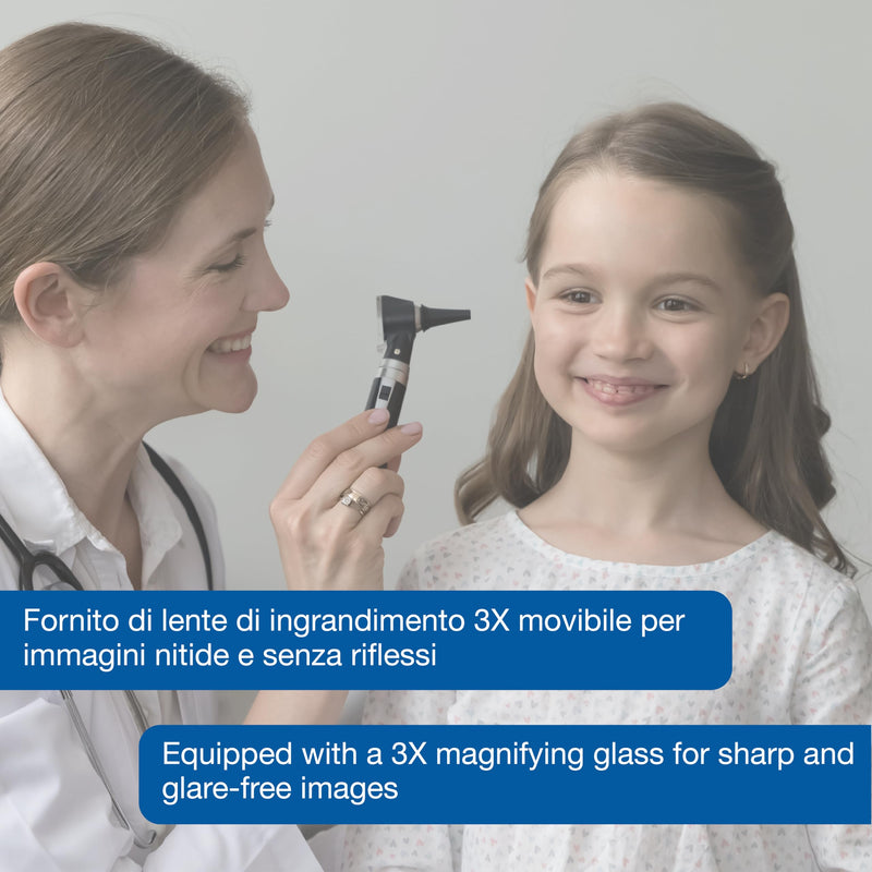 GIMA 31524 Otoscope 2.5V Xenon Halogen Light Pouch Single