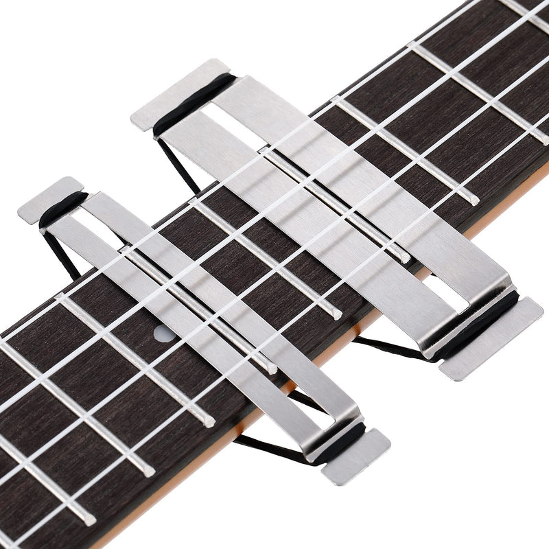 [AUSTRALIA] - Boao 3 Sets Guitar Fret Protector Fingerboard Guards Stainless Steel Fretboard Protector Bass Guitar Fret Guards for Dressing and Polishing Frets Guitar Tool Luthier Tool Fret Polishing Kit 
